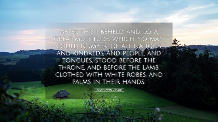 Picture 05 - Revelation 7:9 KJV Desktop Wallpaper - After this I beheld, and, lo, a great multitude, - Desktop Bible Verse Wallpaper