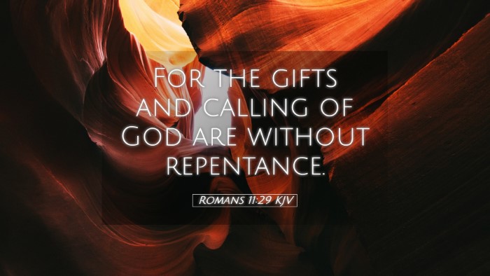 Picture 05 - Romans 11:29 KJV Desktop Wallpaper - For the gifts and calling of God are without - Desktop Bible Verse Wallpaper