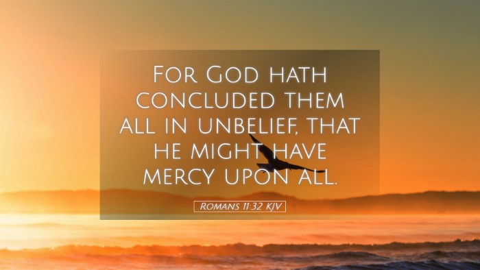Picture 05 - Romans 11:32 KJV Desktop Wallpaper - For God hath concluded them all in unbelief, that - Desktop Bible Verse Wallpaper