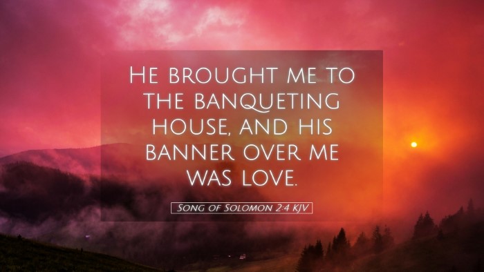 Picture 05 - Song of Solomon 2:4 KJV Desktop Wallpaper - He brought me to the banqueting house, and his - Desktop Bible Verse Wallpaper