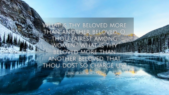 Picture 05 - Song of Solomon 5:9 KJV Desktop Wallpaper - What is thy beloved more than another beloved, O - Desktop Bible Verse Wallpaper