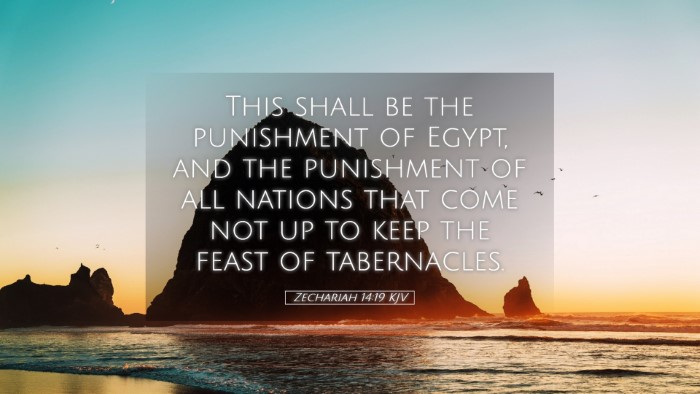 Picture 05 - Zechariah 14:19 KJV Desktop Wallpaper - This shall be the punishment of Egypt, and the - Desktop Bible Verse Wallpaper