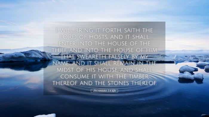 Picture 05 - Zechariah 5:4 KJV Desktop Wallpaper - I will bring it forth, saith the LORD of hosts, - Desktop Bible Verse Wallpaper