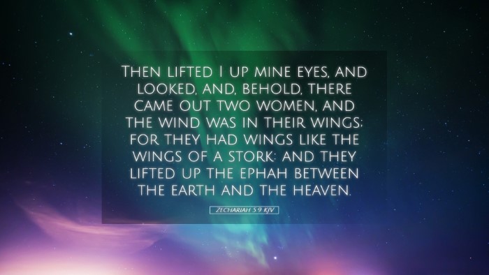 Picture 05 - Zechariah 5:9 KJV Desktop Wallpaper - Then lifted I up mine eyes, and looked, and, - Desktop Bible Verse Wallpaper