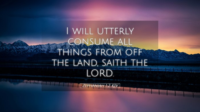 Picture 05 - Zephaniah 1:2 KJV Desktop Wallpaper - I will utterly consume all things from off the - Desktop Bible Verse Wallpaper