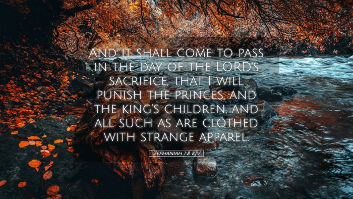Picture 05 - Zephaniah 1:8 KJV Desktop Wallpaper - And it shall come to pass in the day of the - Desktop Bible Verse Wallpaper