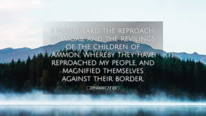 Picture 05 - Zephaniah 2:8 KJV Desktop Wallpaper - I have heard the reproach of Moab, and the - Desktop Bible Verse Wallpaper