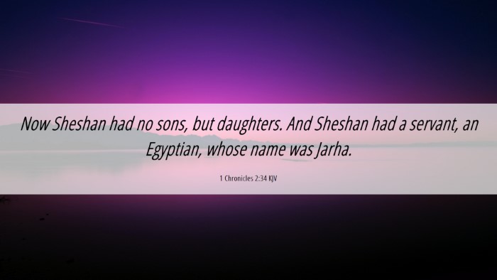 Picture 06 - 1 Chronicles 2:34 KJV Desktop Wallpaper - Now Sheshan had no sons, but daughters. And - Desktop Bible Verse Wallpaper
