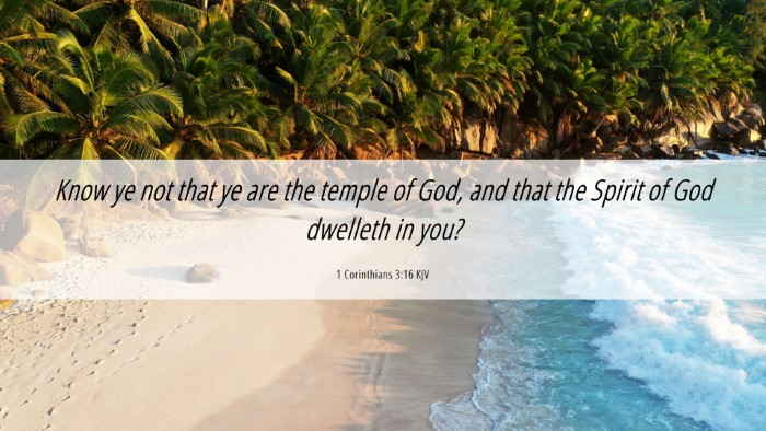 Picture 06 - 1 Corinthians 3:16 KJV Desktop Wallpaper - Know ye not that ye are the temple of God, and - Desktop Bible Verse Wallpaper