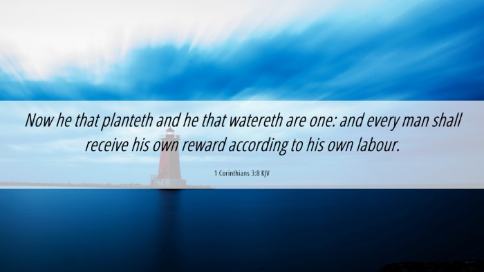 Picture 06 - 1 Corinthians 3:8 KJV Desktop Wallpaper - Now he that planteth and he that watereth are - Desktop Bible Verse Wallpaper