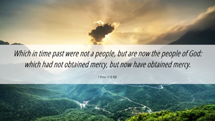 Picture 06 - 1 Peter 2:10 KJV Desktop Wallpaper - Which in time past were not a people, but are now - Desktop Bible Verse Wallpaper