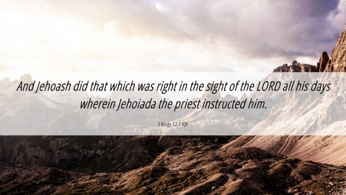 Picture 06 - 2 Kings 12:2 KJV Desktop Wallpaper - And Jehoash did that which was right in the sight - Desktop Bible Verse Wallpaper