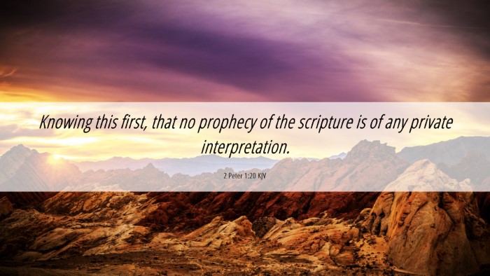 Picture 06 - 2 Peter 1:20 KJV Desktop Wallpaper - Knowing this first, that no prophecy of the - Desktop Bible Verse Wallpaper