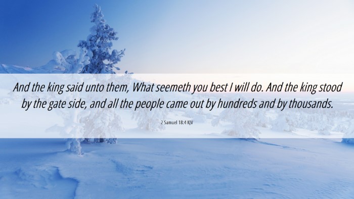 Picture 06 - 2 Samuel 18:4 KJV Desktop Wallpaper - And the king said unto them, What seemeth you - Desktop Bible Verse Wallpaper