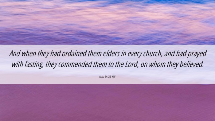 Picture 06 - Acts 14:23 KJV Desktop Wallpaper - And when they had ordained them elders in every - Desktop Bible Verse Wallpaper