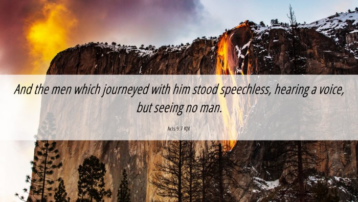 Picture 06 - Acts 9:7 KJV Desktop Wallpaper - And the men which journeyed with him stood - Desktop Bible Verse Wallpaper