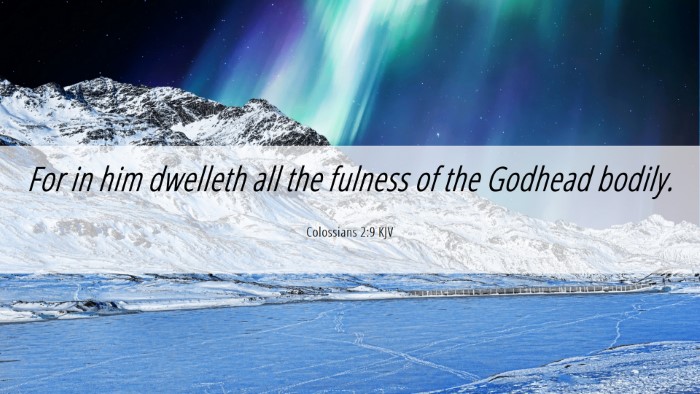 Picture 06 - Colossians 2:9 KJV Desktop Wallpaper - For in him dwelleth all the fulness of the - Desktop Bible Verse Wallpaper
