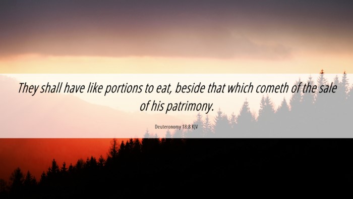 Picture 06 - Deuteronomy 18:8 KJV Desktop Wallpaper - They shall have like portions to eat, beside that - Desktop Bible Verse Wallpaper