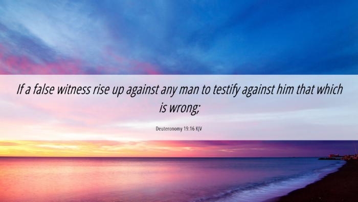 Picture 06 - Deuteronomy 19:16 KJV Desktop Wallpaper - If a false witness rise up against any man to - Desktop Bible Verse Wallpaper