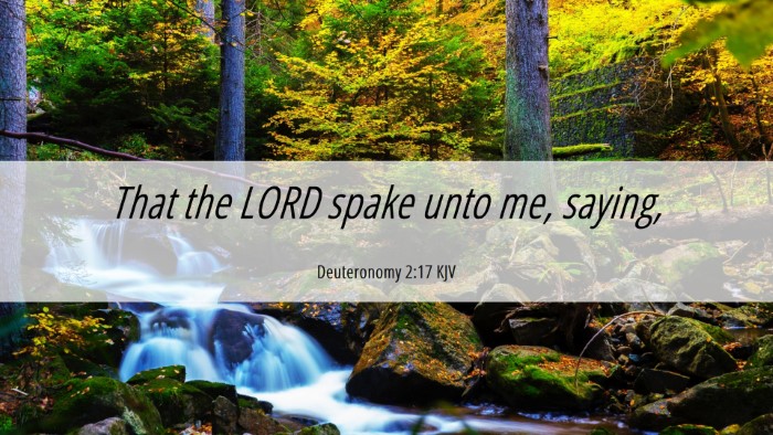 Picture 06 - Deuteronomy 2:17 KJV Desktop Wallpaper - That the LORD spake unto me, - Desktop Bible Verse Wallpaper