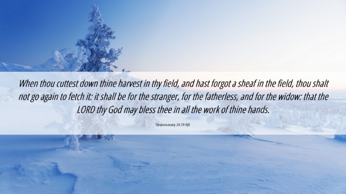 Picture 06 - Deuteronomy 24:19 KJV Desktop Wallpaper - When thou cuttest down thine harvest in thy - Desktop Bible Verse Wallpaper