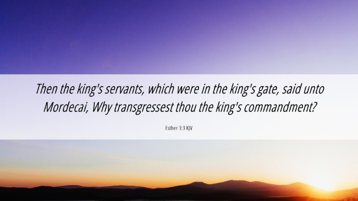 Picture 06 - Esther 3:3 KJV Desktop Wallpaper - Then the king's servants, which were in the - Desktop Bible Verse Wallpaper