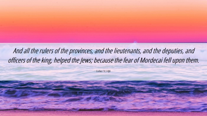 Picture 06 - Esther 9:3 KJV Desktop Wallpaper - And all the rulers of the provinces, and the - Desktop Bible Verse Wallpaper