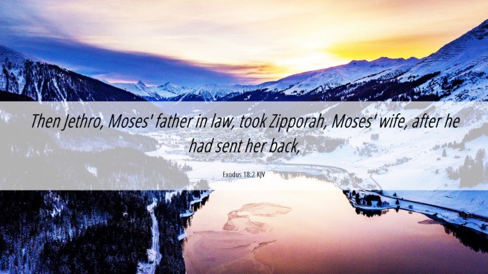 Picture 06 - Exodus 18:2 KJV Desktop Wallpaper - Then Jethro, Moses' father in law, took Zipporah, - Desktop Bible Verse Wallpaper
