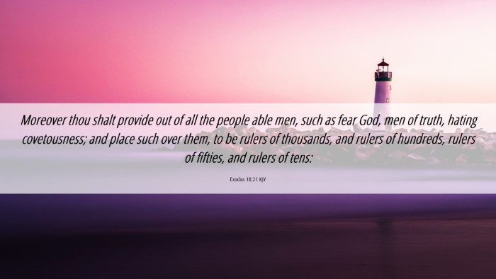 Picture 06 - Exodus 18:21 KJV Desktop Wallpaper - Moreover thou shalt provide out of all the people - Desktop Bible Verse Wallpaper