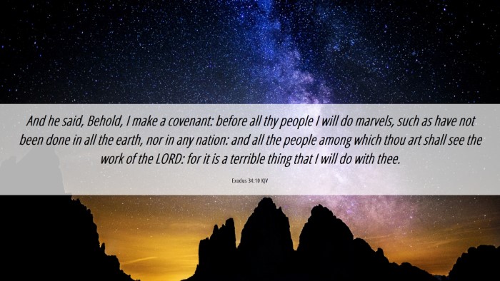 Picture 06 - Exodus 34:10 KJV Desktop Wallpaper - And he said, Behold, I make a covenant: before - Desktop Bible Verse Wallpaper