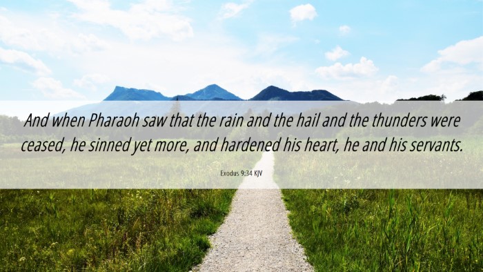 Picture 06 - Exodus 9:34 KJV Desktop Wallpaper - And when Pharaoh saw that the rain and the hail - Desktop Bible Verse Wallpaper