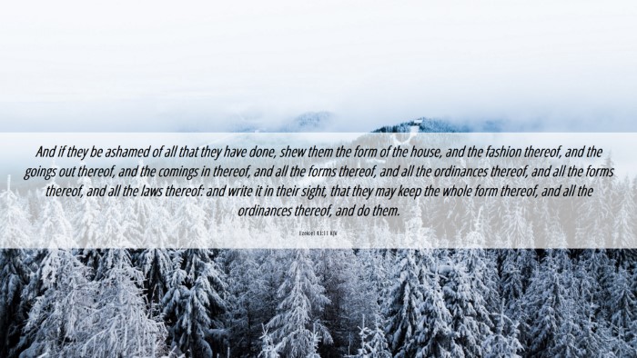 Picture 06 - Ezekiel 43:11 KJV Desktop Wallpaper - And if they be ashamed of all that they have - Desktop Bible Verse Wallpaper