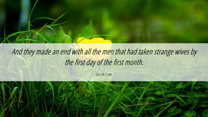 Picture 06 - Ezra 10:17 KJV Desktop Wallpaper - And they made an end with all the men that had - Desktop Bible Verse Wallpaper