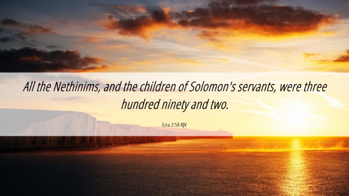 Picture 06 - Ezra 2:58 KJV Desktop Wallpaper - All the Nethinims, and the children of Solomon's - Desktop Bible Verse Wallpaper