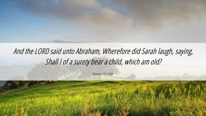Picture 06 - Genesis 18:13 KJV Desktop Wallpaper - And the LORD said unto Abraham, Wherefore did - Desktop Bible Verse Wallpaper