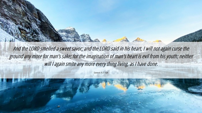 Picture 06 - Genesis 8:21 KJV Desktop Wallpaper - And the LORD smelled a sweet savor; and the LORD - Desktop Bible Verse Wallpaper