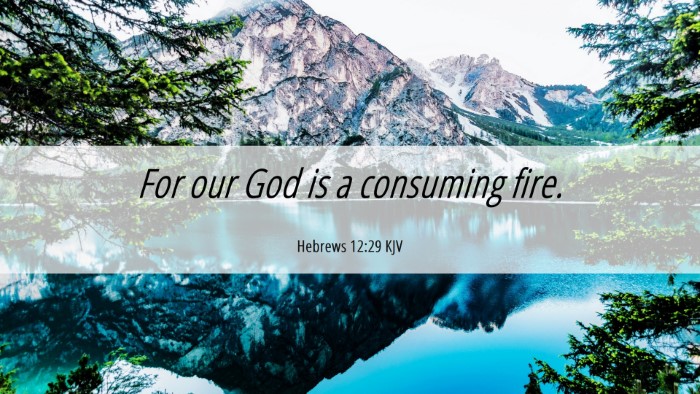 Picture 06 - Hebrews 12:29 KJV Desktop Wallpaper - For our God is a consuming - Desktop Bible Verse Wallpaper