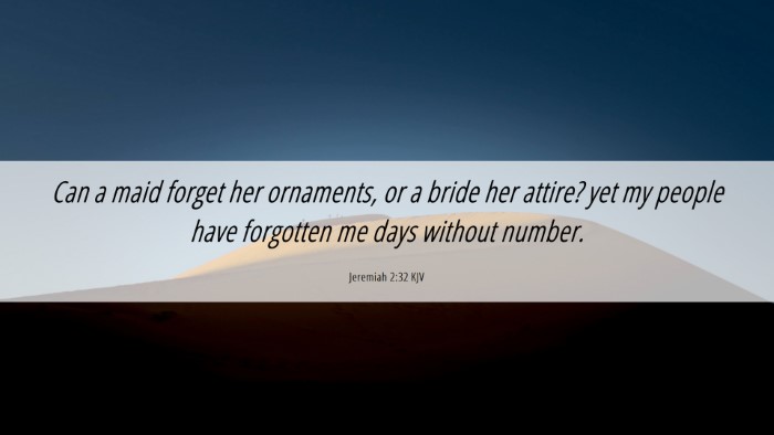 Picture 06 - Jeremiah 2:32 KJV Desktop Wallpaper - Can a maid forget her ornaments, or a bride her - Desktop Bible Verse Wallpaper