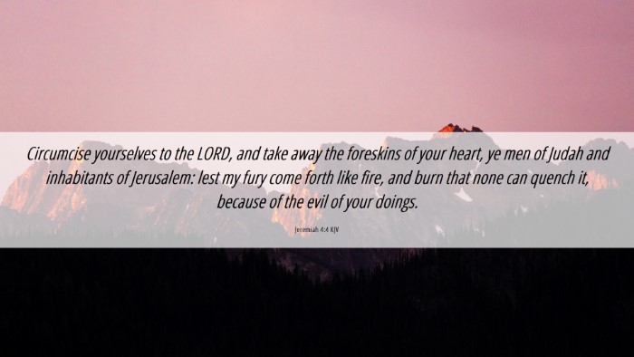 Picture 06 - Jeremiah 4:4 KJV Desktop Wallpaper - Circumcise yourselves to the LORD, and take away - Desktop Bible Verse Wallpaper