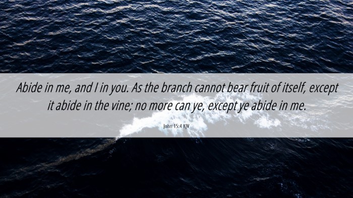 Picture 06 - John 15:4 KJV Desktop Wallpaper - Abide in me, and I in you. As the branch cannot - Desktop Bible Verse Wallpaper