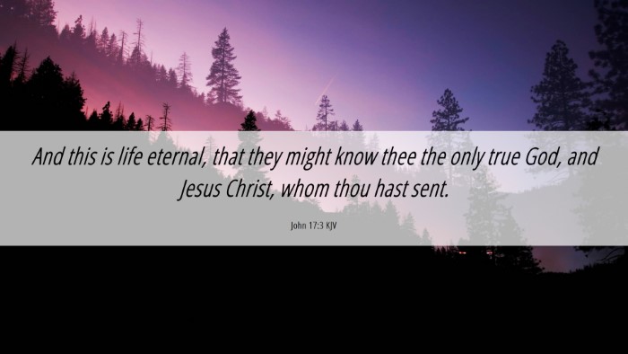 Picture 06 - John 17:3 KJV Desktop Wallpaper - And this is life eternal, that they might know - Desktop Bible Verse Wallpaper