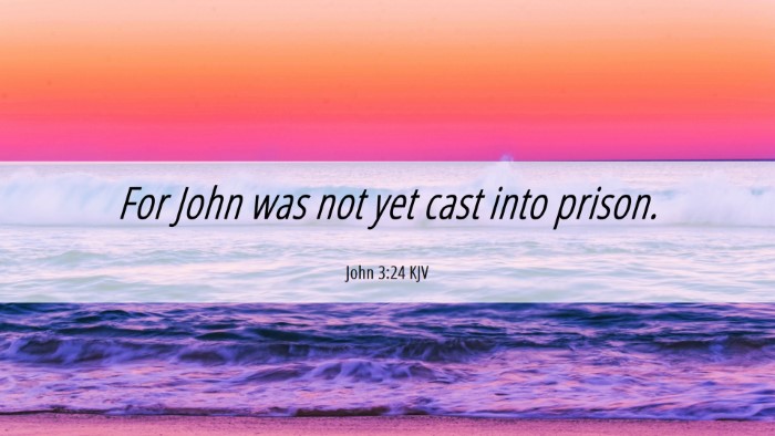 Picture 06 - John 3:24 KJV Desktop Wallpaper - For John was not yet cast into - Desktop Bible Verse Wallpaper