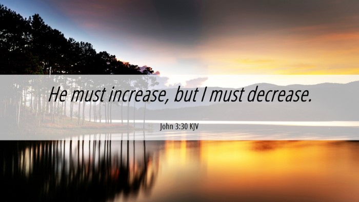 Picture 06 - John 3:30 KJV Desktop Wallpaper - He must increase, but I must - Desktop Bible Verse Wallpaper