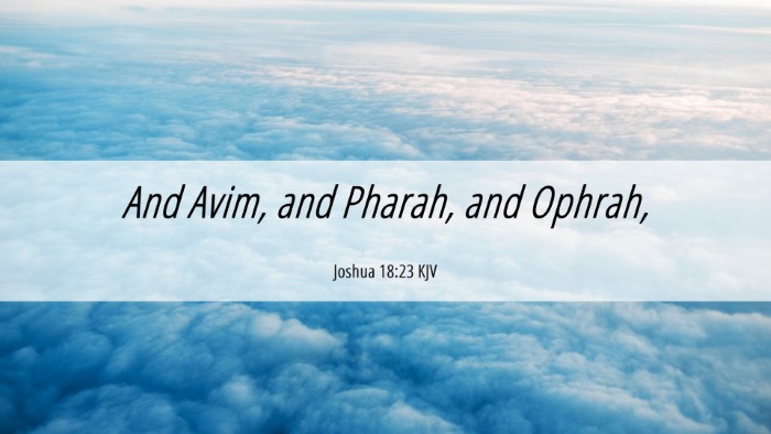 Picture 06 - Joshua 18:23 KJV Desktop Wallpaper - And Avim, and Pharah, and - Desktop Bible Verse Wallpaper