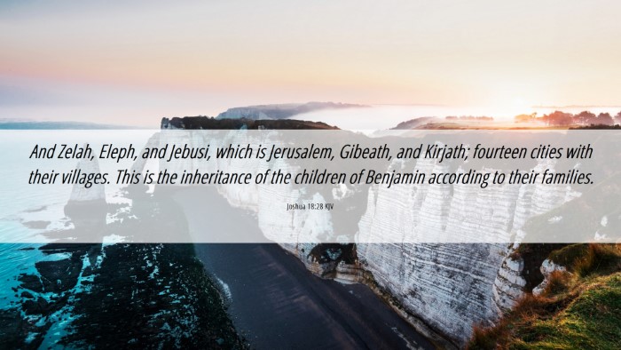 Picture 06 - Joshua 18:28 KJV Desktop Wallpaper - And Zelah, Eleph, and Jebusi, which is Jerusalem, - Desktop Bible Verse Wallpaper