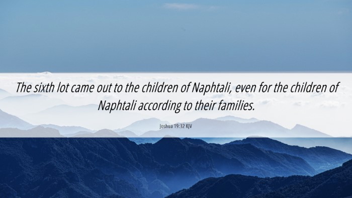 Picture 06 - Joshua 19:32 KJV Desktop Wallpaper - The sixth lot came out to the children of - Desktop Bible Verse Wallpaper