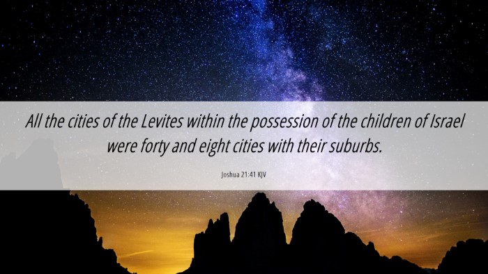 Picture 06 - Joshua 21:41 KJV Desktop Wallpaper - All the cities of the Levites within the - Desktop Bible Verse Wallpaper
