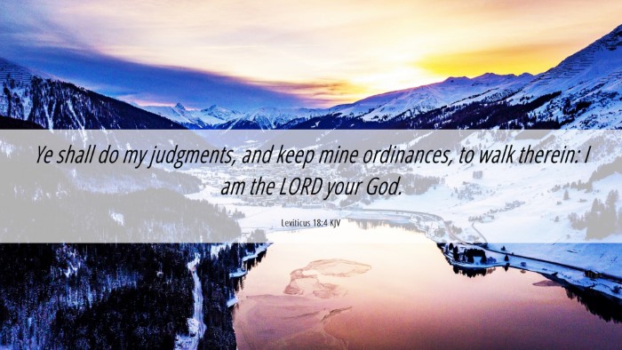 Picture 06 - Leviticus 18:4 KJV Desktop Wallpaper - Ye shall do my judgments, and keep mine - Desktop Bible Verse Wallpaper