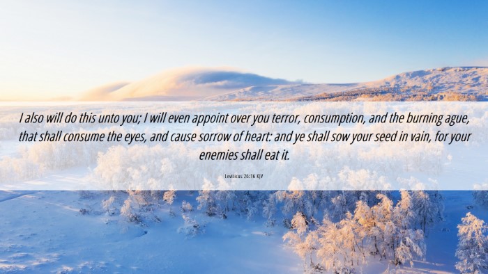 Picture 06 - Leviticus 26:16 KJV Desktop Wallpaper - I also will do this unto you; I will even appoint - Desktop Bible Verse Wallpaper