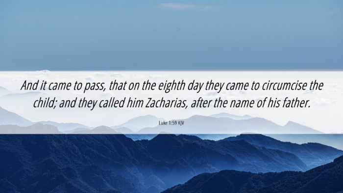 Picture 06 - Luke 1:59 KJV Desktop Wallpaper - And it came to pass, that on the eighth day they - Desktop Bible Verse Wallpaper